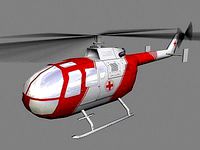 Bo105 V6 Helicoopter