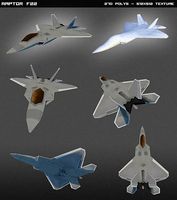 F22 Raptor lowpoly