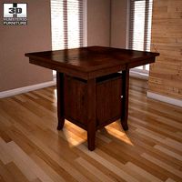 Ashley Lynx Extension Pub Table