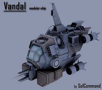 Vandal-modular ship