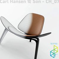 Carl Hansen Son CH07 Shell chair