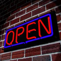 Neon Open Sign