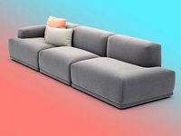 Connect 3-Seater Open Armrest