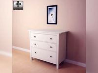 IKEA HEMNES Chest of 3 drawers 3D Model