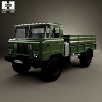 GAZ 66 Flatbed Truck 1964