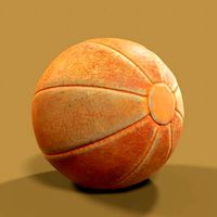 Ball Photorealistic Scanned Leather Handball