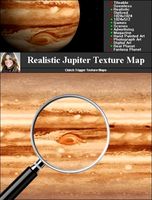 Jupiter Texture Map 3D Model