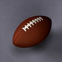 American Football 3D Model