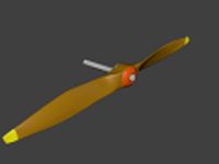 Aircraft Propeller 3D Model