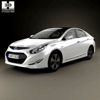 Hyundai Sonata YF hybrid with HQ interior 2015