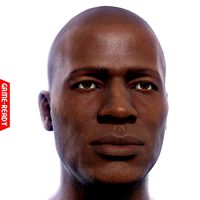 Average Black Male Head