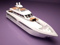 Yacht 3D Model