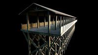 Flat Wooden Bridge - With Game-Ready Version