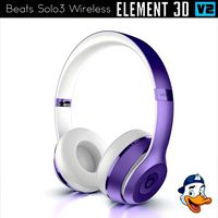 Beats Solo3 Wireless for Element 3D