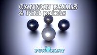 Iron Cannon Ball 4 PBR paints game ready