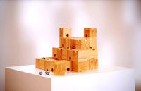 Wooden house toy HG2