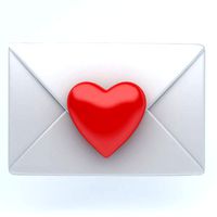 Envelope whit heart icon emoji