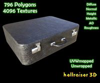 Suitcase - PBR - Textured
