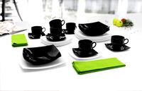 Black dish set