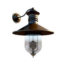 Wall-mounted street lamp