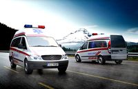 Small ambulance car