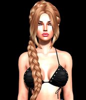 Koreen Female hair style 3d rigged 3D model