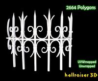 Bent Metal Fence