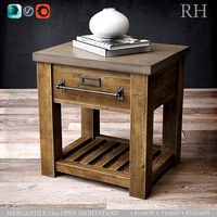 MERCANTILE 24in OPEN NIGHTSTAND