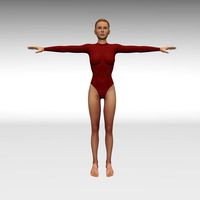 Girl gymnast