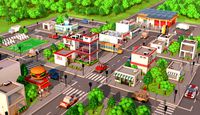 Low Poly Cartoon City Pack