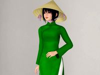 Mai various outfit pose 01