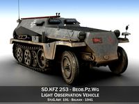 SD KFZ 253 - Beob Pz Wg - StuG Abt 191