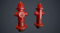 Fire Hydrant PBR Game Ready