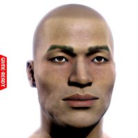 Average Asian Male Head