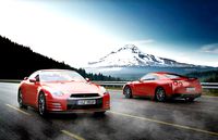 Sports red car