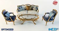 Luxury Sofa Table Set