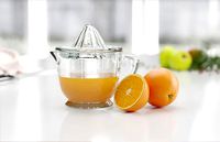 Hand operated juicer