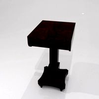 antique pembroke table h70 w38 d48 cms