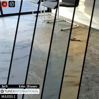 TUREX INTERNATIONAL Marble Tiles Set