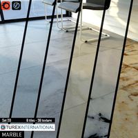 TUREX INTERNATIONAL Marble Tiles Set