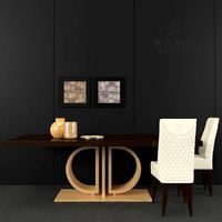 Signorini and Coco Daytona Monogram table with vivien chair