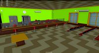 Bank interior