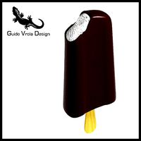 Chocolate ice lolly