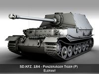 SDKFZ 184 - Elefant Tank destroyer - Tiger