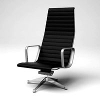 Black computer desk office chair - armchair 26 am5