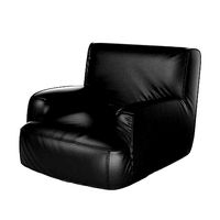 Black leather armchair 52 am121