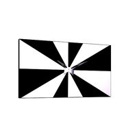 Black-and-white striped modern wall clock 38 am111