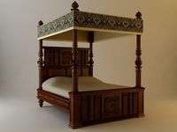Antique Canopy Bed
