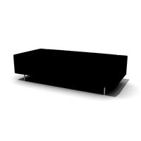 Black Rectangular Couch