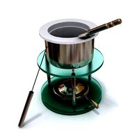 Pot   Fondue Skewers Stand